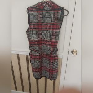 Multicolored long vest